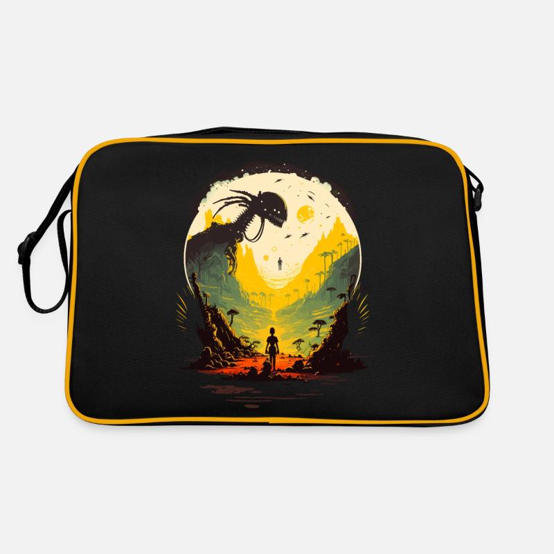 Alien World Artwork Retro Bag