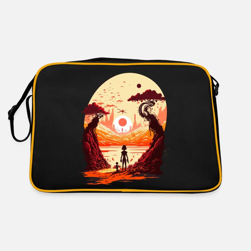 Science-Fiction Retro Tasche