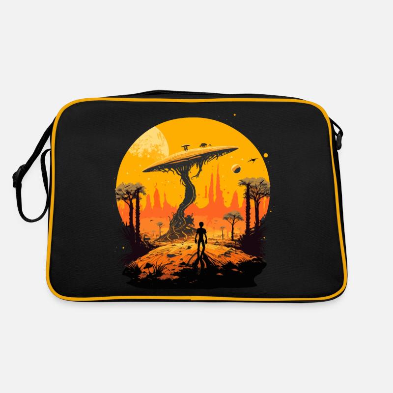 Champignon extraterrestre Sac Retro