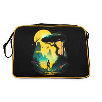 Trippy - Retro Bag - black/gold - Back