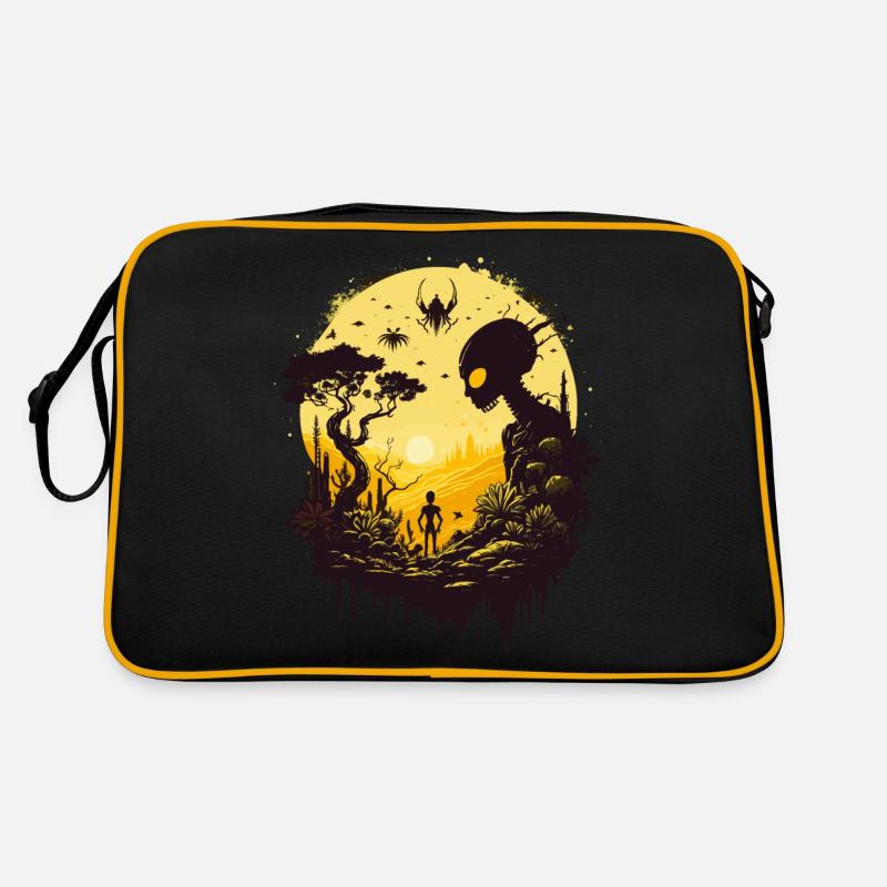 Alien Universum Retro Tasche