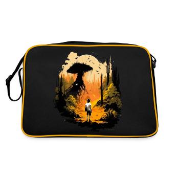 Hors de ce monde - Sac Retro - noir/or - Dos