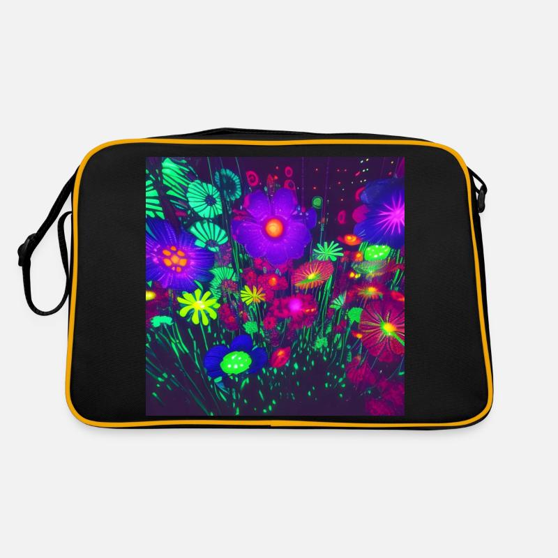 Fleurs magiques Sac Retro