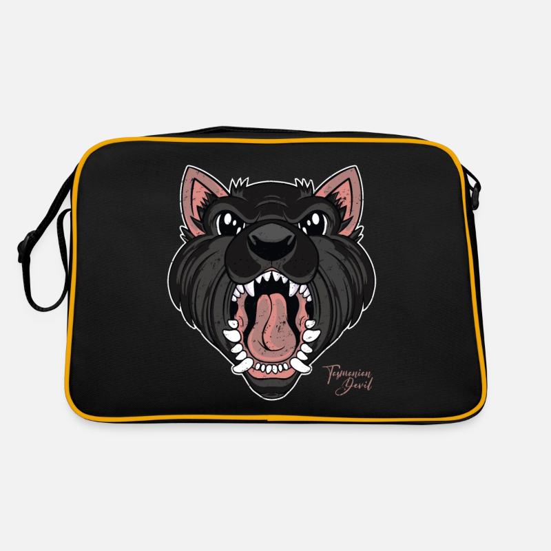 Tasmanian Devil Retro Tasche