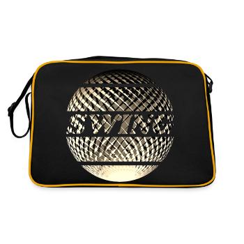 Swing gold - Retro Bag - black/gold - Back