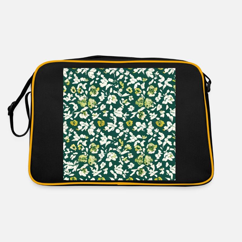 Blumenmuster Retro Tasche