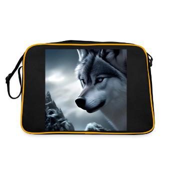 Loup blanc - Sac Retro - noir/or - Dos