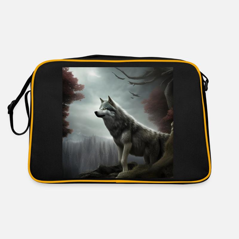 Wolf lovers Retro Bag