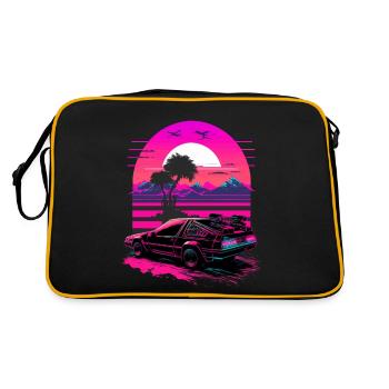 80s Car - Retro Bag - black/gold - Back