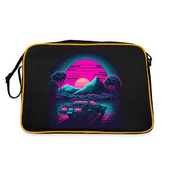 Retro Landscape - Retro Bag - black/gold - Back