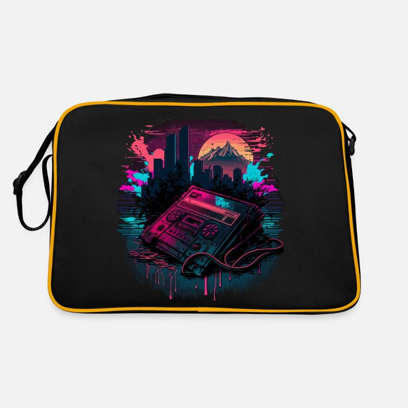 Vaperwave Kassette Retro Tasche