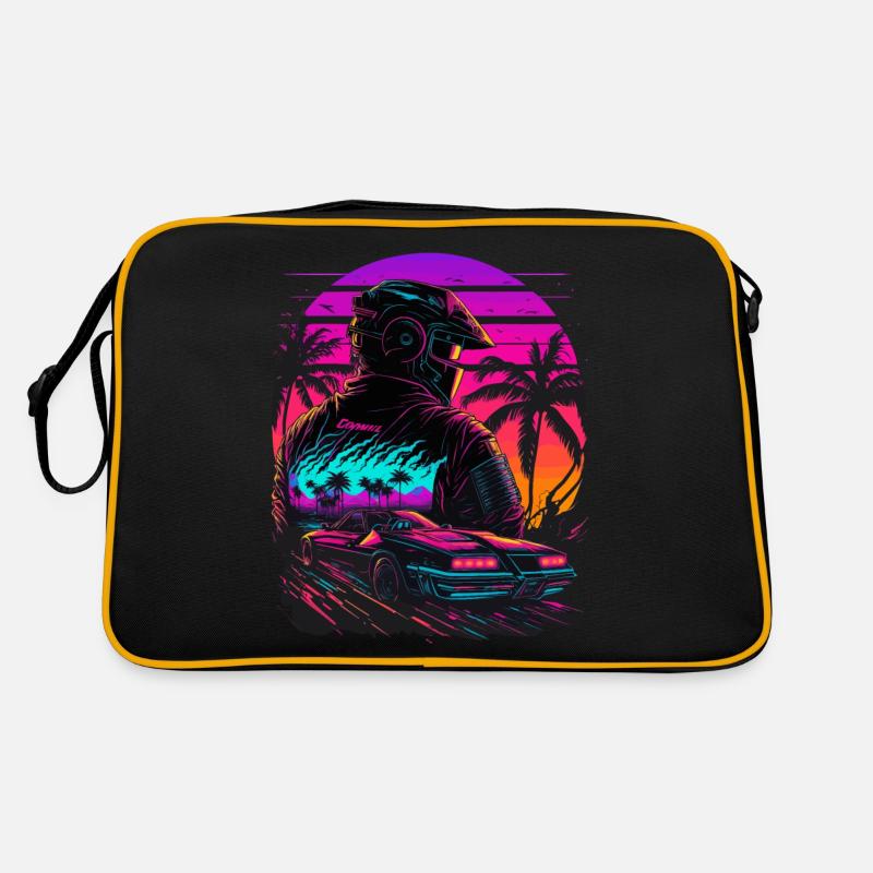 Miami Beach Vaperwave Retro Tasche