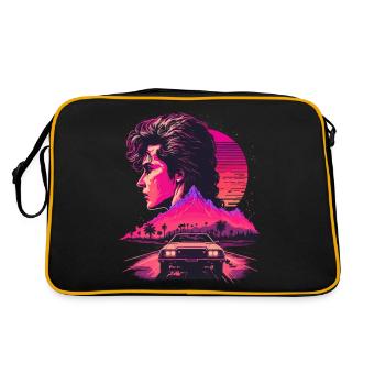Onde de vapeur - Sac Retro - noir/or - Dos