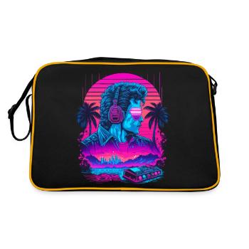 Piège à vapeur - Sac Retro - noir/or - Dos