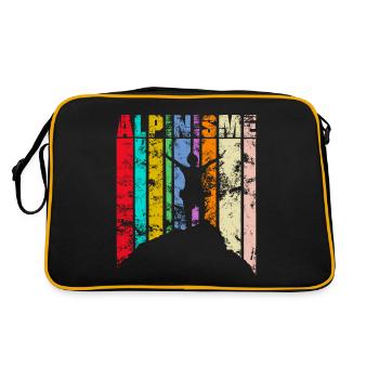 Mountaineering - Retro Bag - black/gold - Back