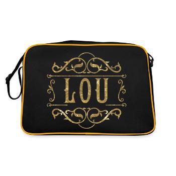 Lou or - Sac Retro - noir/or - Dos