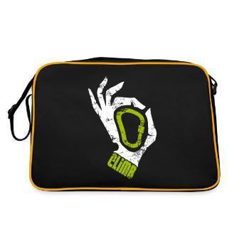 Cadeau passion escalade CLIMB - Sac Retro - noir/or - Dos
