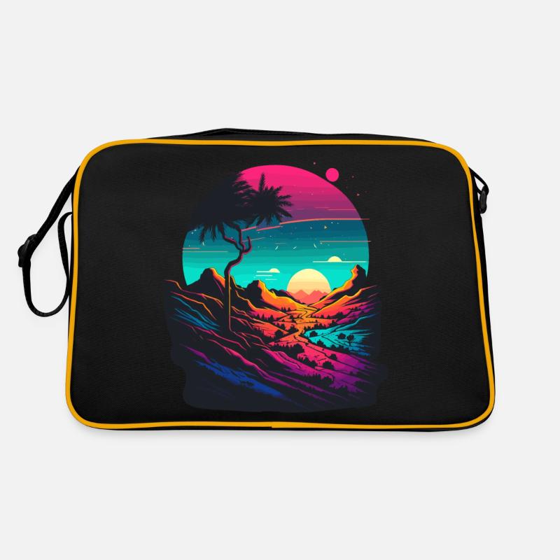 Neon Artwork Retro Bag