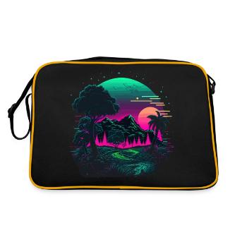 Terres toxiques - Sac Retro - noir/or - Dos