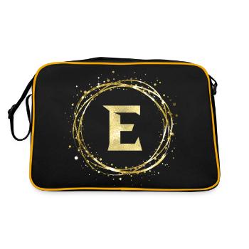 E - Retro Bag - black/gold - Back