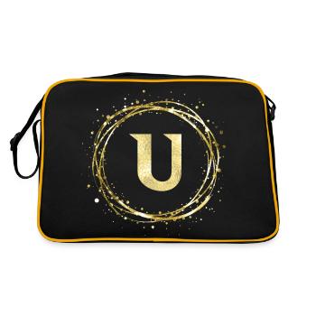 U - Retro Bag - black/gold - Back