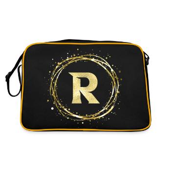 R - Retro Bag - black/gold - Back
