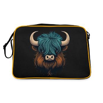 Yak Animal - Retro Bag - black/gold - Back