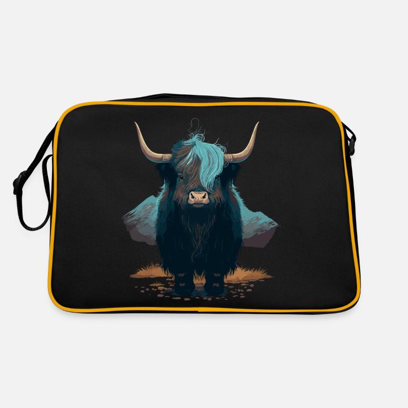 Junger Yak Retro Tasche