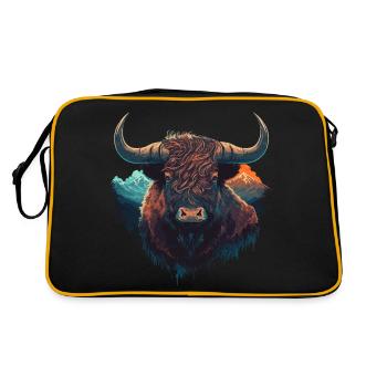 Animal de montagne - Sac Retro - noir/or - Dos