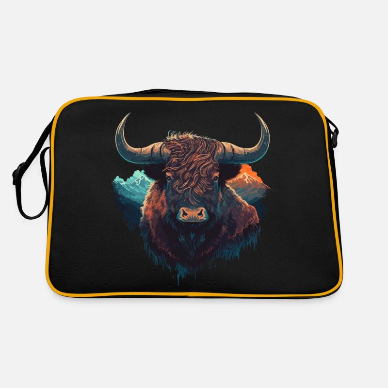 Bergtier Retro Tasche