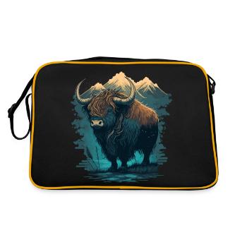 Œuvre d’art Yak - Sac Retro - noir/or - Dos