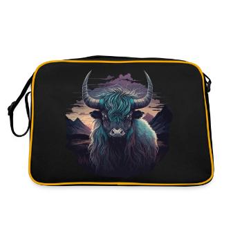 Tibet Yak - Retro Bag - black/gold - Back