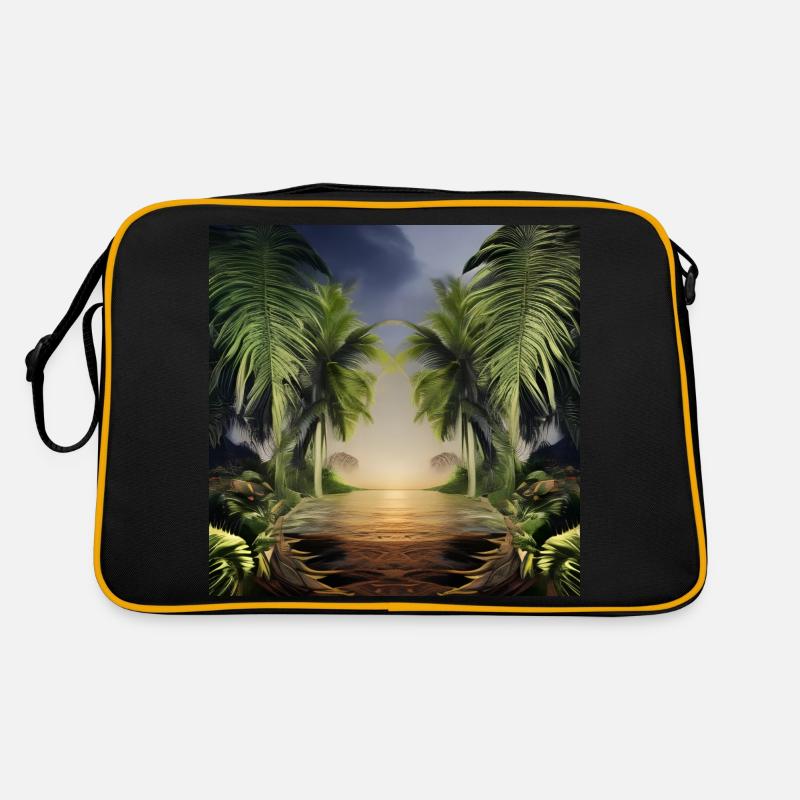 Jungle artwork Retro Bag