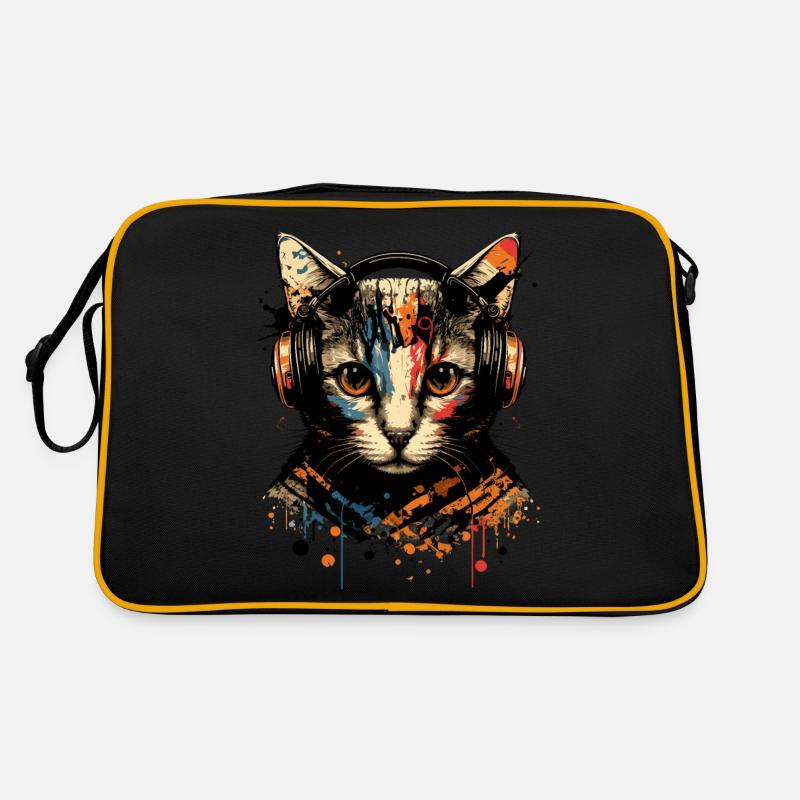 Gaming-Katze Retro Tasche