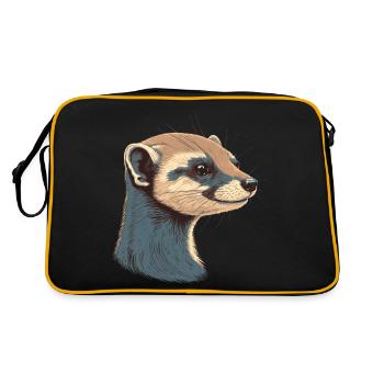 Furet - Sac Retro - noir/or - Dos