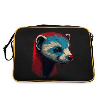Furet rouge - Sac Retro - noir/or - Dos