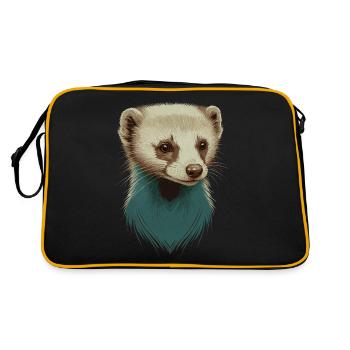 Mignon furet - Sac Retro - noir/or - Dos