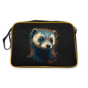 Propriétaire de furet - Sac Retro - noir/or - Dos