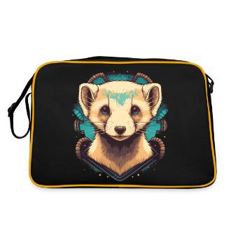 Propriétaire de furet - Sac Retro - noir/or - Dos