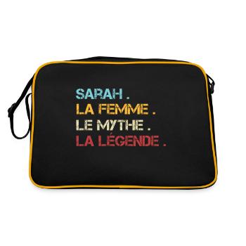 Sarah - la femme, le mythe, la légende - Sac Retro - noir/or - Dos