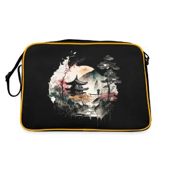 Sakura - Sac Retro - noir/or - Dos