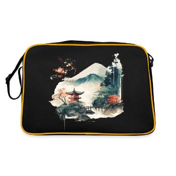 Belles œuvres d’art - Sac Retro - noir/or - Dos