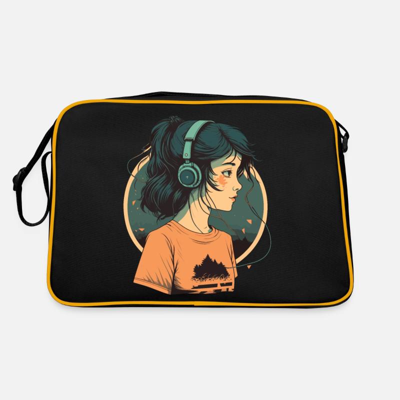 Süßes Anime-Mädchen Retro Tasche