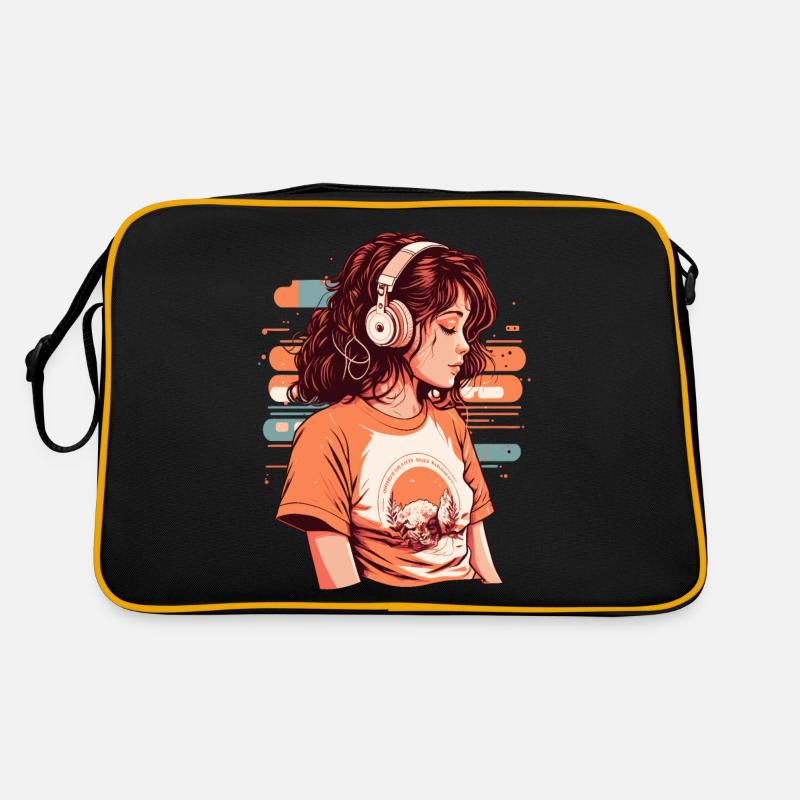 Low Fidelity Mädchen Retro Tasche