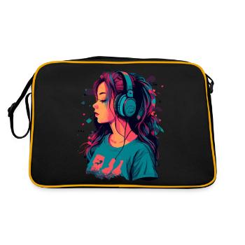 Lo Fi - Retro Bag - black/gold - Back