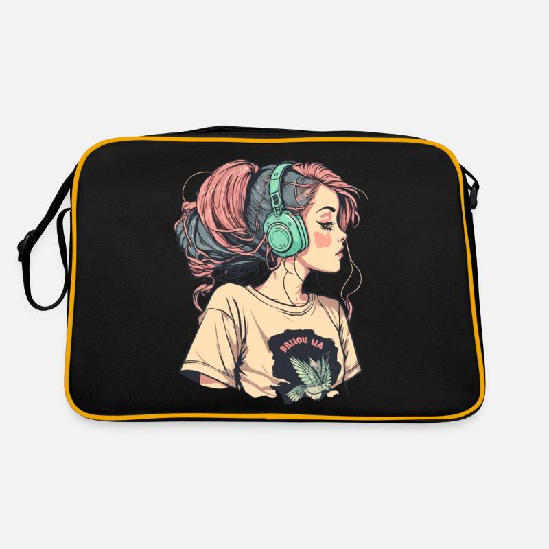 Lofi Beats Retro Tasche