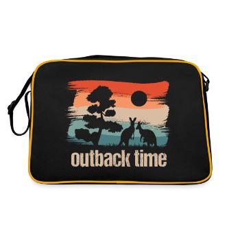 Heure de l’Outback - Sac Retro - noir/or - Dos