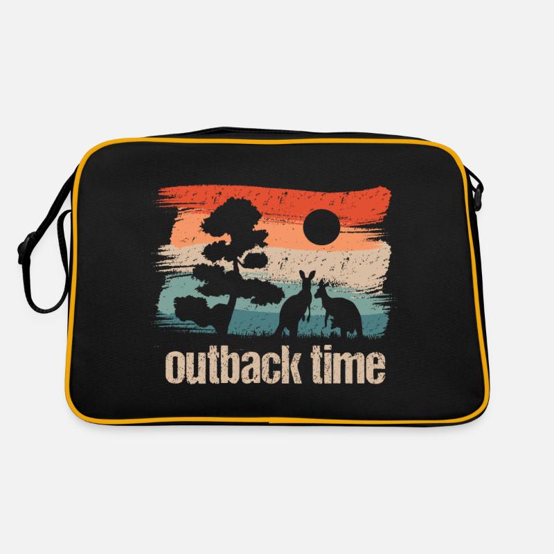 outback time retro style Retro Tasche