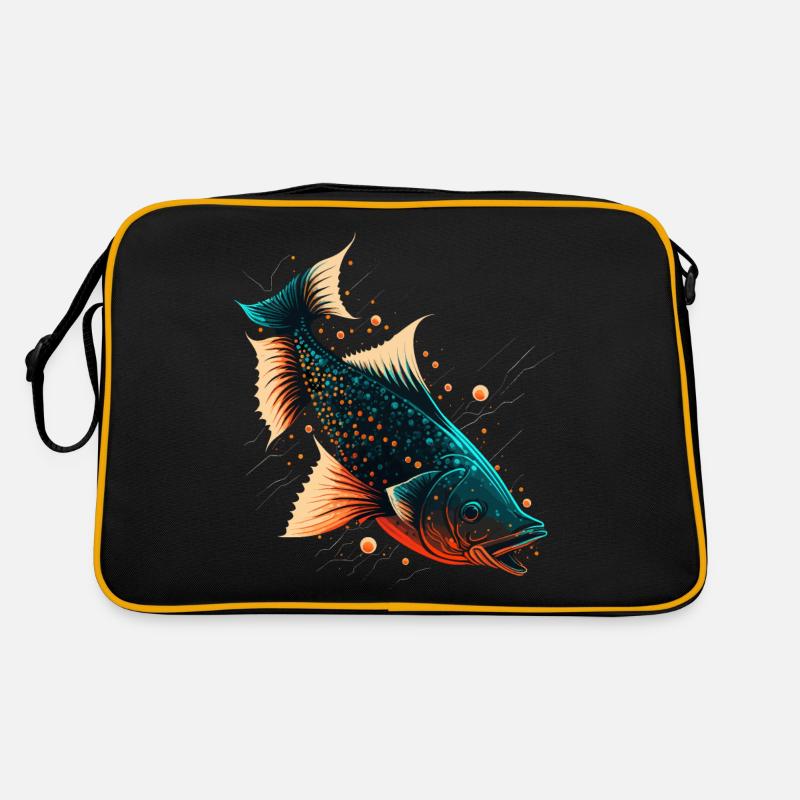 Amour du poisson Sac Retro
