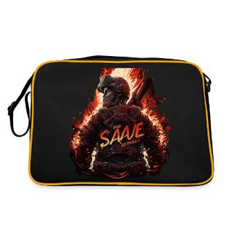 Prêt pour l’action : Fireman, votre héros ! - Sac Retro - noir/or - Dos